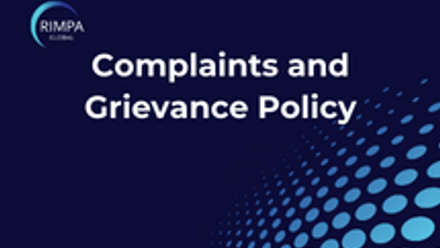 Complaints and Grievance RIMPA Policy Thumbnail