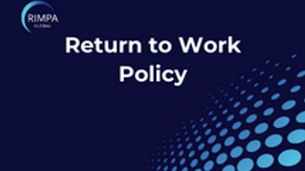 RIMPA Return to Work Policy Thumbnail