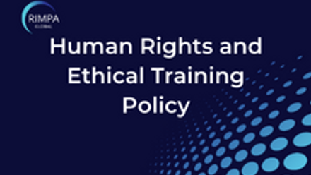 Human Rights and Ethical Training RIMPA Policy Thumbnail