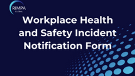 RIMPA Workplace Health and Safety Incident Notification Form Thumbnail