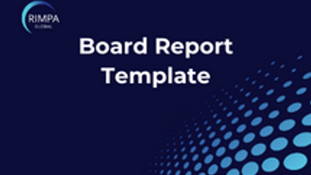 RIMPA Board Report Template Thumbnail