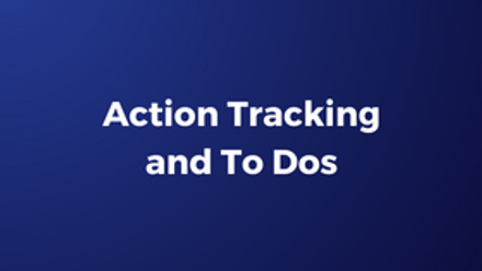Action tracking
