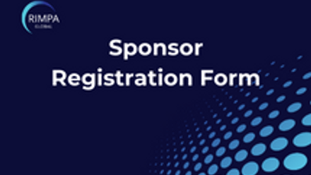 RIMPA Sponsor Registration form thumbnail