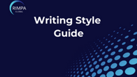 RIMPA Writing Style Guide Thumbnail