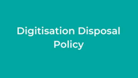 Digitisation Disposal Policy thumbnail 1