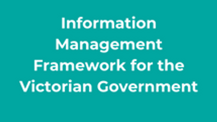 Information Management Framework for the Victorian Government thumbnail