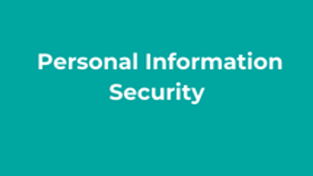 Personal information security thumbnail 1