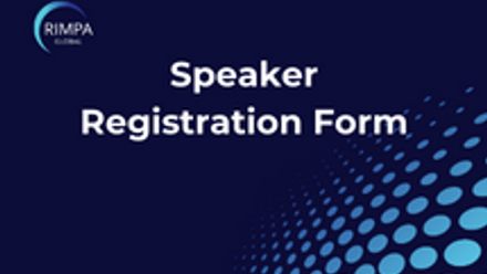 RIMPA Speaker Registration Form thumbnail