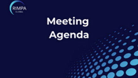 RIMPA Meeting Agenda Thumbnail