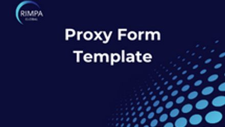 RIMPA Proxy Form Template Thumbnail