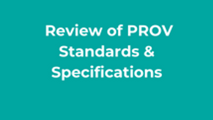 Review of PROV Standards & Specifications thumbnail
