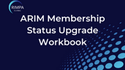 RIMPA ARIM Membership Status Upgrade Workbook  Thumbnail