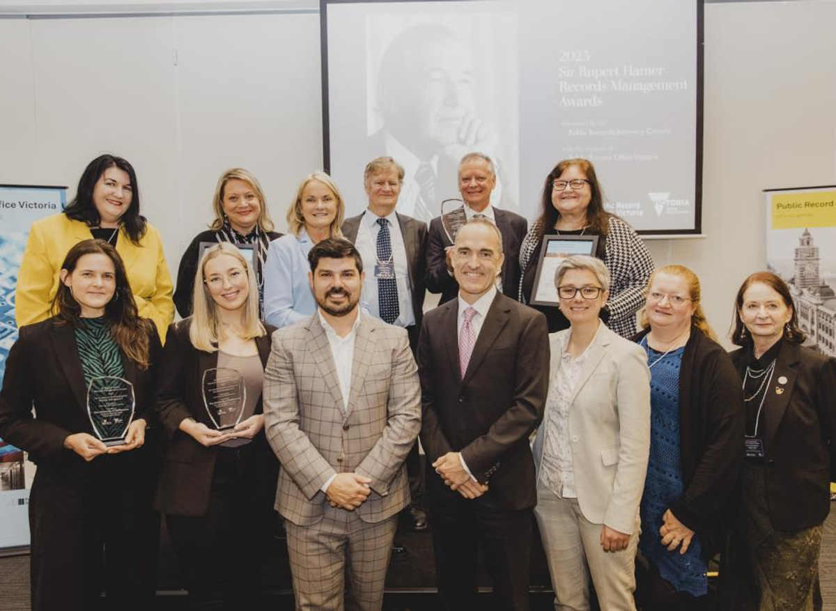 2023 Sir Rupert Hamer Records Management Awards Winners